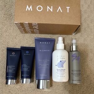 MONAT Women Hair Moisturizer Set - Blue, White, Silver